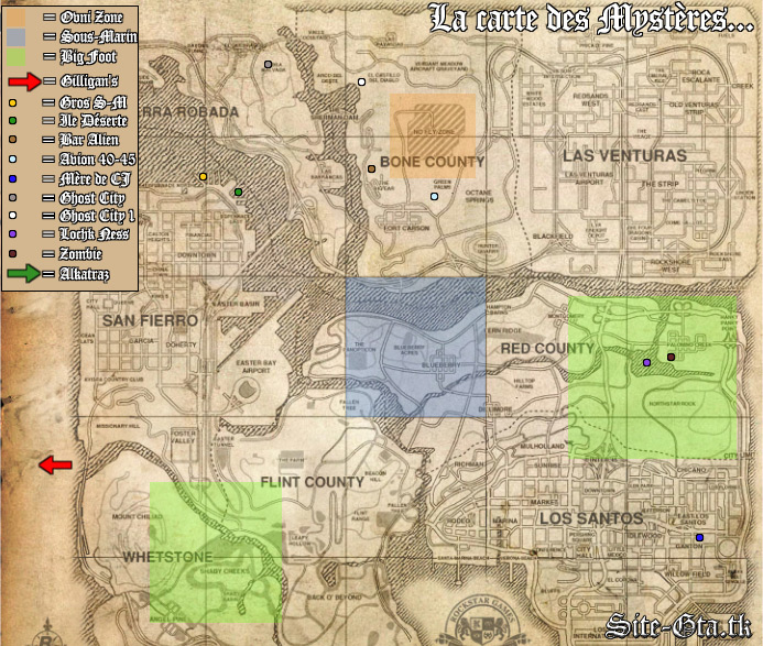 GTA 6 map 4 ville pare los santos + san fierro & las venturas vice city.