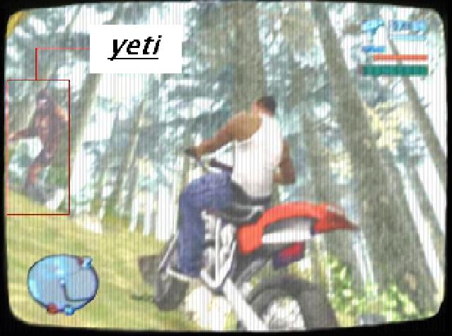 comment trouver le yeti dans san andreas